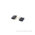 Conector fêmea com passo de 2,54 mm preto 4P
